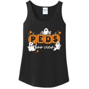 Nurse Halloween Boo Crew Ghost Pumpkins Funny Ladies Essential Tank