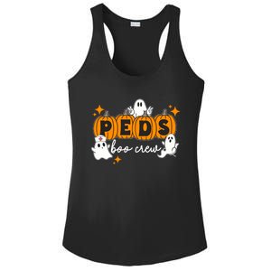 Nurse Halloween Boo Crew Ghost Pumpkins Funny Ladies PosiCharge Competitor Racerback Tank