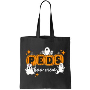 Nurse Halloween Boo Crew Ghost Pumpkins Funny Tote Bag