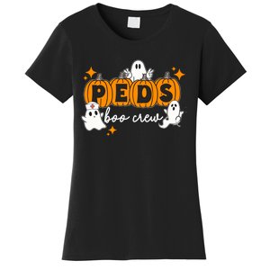 Nurse Halloween Boo Crew Ghost Pumpkins Funny Women's T-Shirt