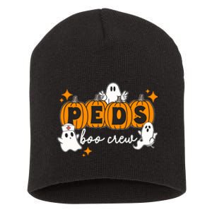 Nurse Halloween Boo Crew Ghost Pumpkins Funny Short Acrylic Beanie