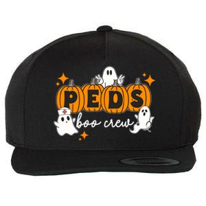 Nurse Halloween Boo Crew Ghost Pumpkins Funny Wool Snapback Cap