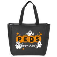 Nurse Halloween Boo Crew Ghost Pumpkins Funny Zip Tote Bag