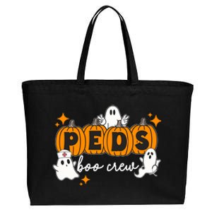 Nurse Halloween Boo Crew Ghost Pumpkins Funny Cotton Canvas Jumbo Tote