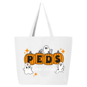 Nurse Halloween Boo Crew Ghost Pumpkins Funny 25L Jumbo Tote