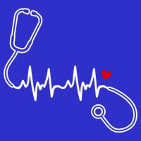 Nurse Heartbeat Clothing Gift Nurse Stethoscope Heart Gift Button