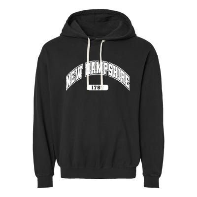 New Hampshire Collegiate Style 1799 Garment-Dyed Fleece Hoodie
