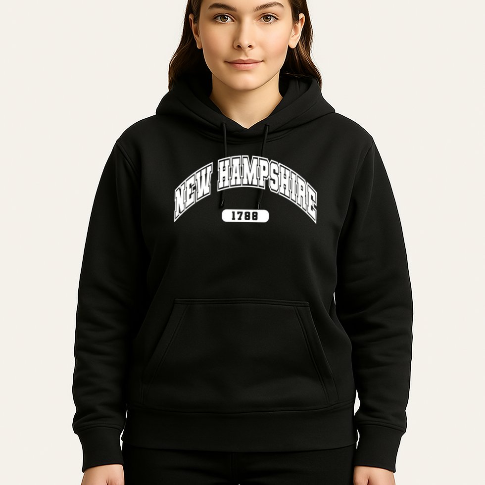 New Hampshire Collegiate Style 1799 Hoodie