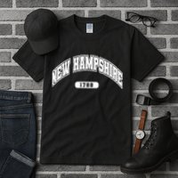 New Hampshire Collegiate Style 1799 Tall T-Shirt
