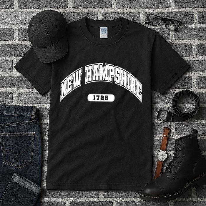 New Hampshire Collegiate Style 1799 Tall T-Shirt
