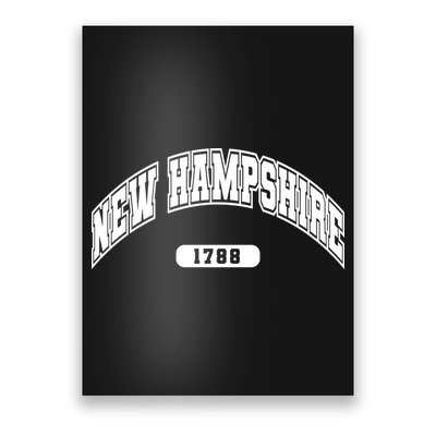 New Hampshire Collegiate Style 1799 Poster