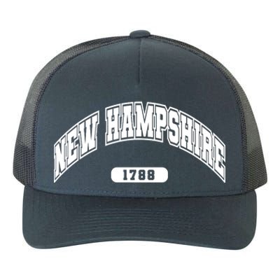 New Hampshire Collegiate Style 1799 Yupoong Adult 5-Panel Trucker Hat