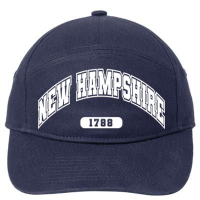 New Hampshire Collegiate Style 1799 7-Panel Snapback Hat