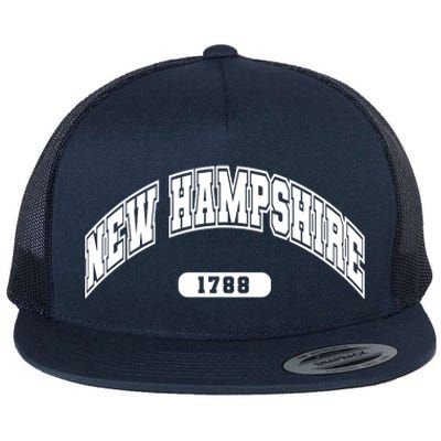 New Hampshire Collegiate Style 1799 Flat Bill Trucker Hat