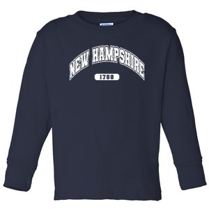 New Hampshire Collegiate Style 1799 Toddler Long Sleeve Shirt