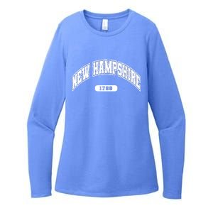 New Hampshire Collegiate Style 1799 Womens CVC Long Sleeve Shirt