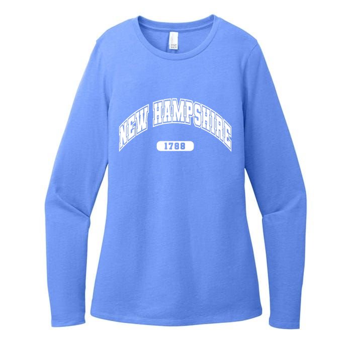 New Hampshire Collegiate Style 1799 Womens CVC Long Sleeve Shirt