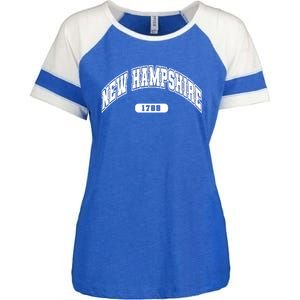 New Hampshire Collegiate Style 1799 Enza Ladies Jersey Colorblock Tee