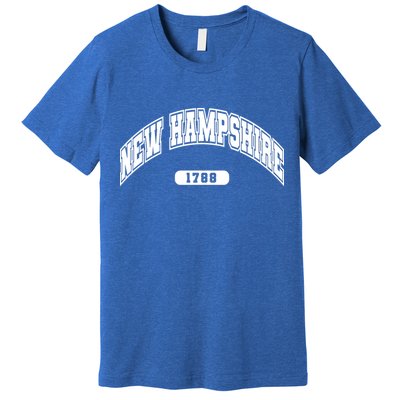 New Hampshire Collegiate Style 1799 Premium T-Shirt