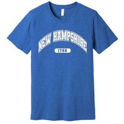 New Hampshire Collegiate Style 1799 Premium T-Shirt