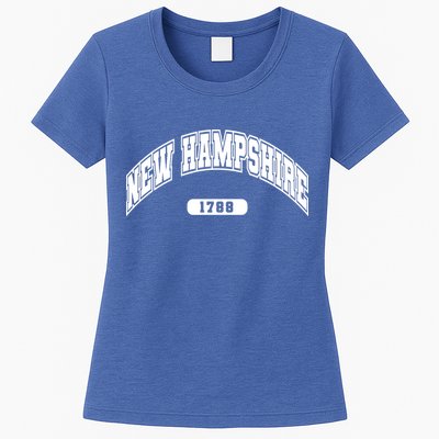 New Hampshire Collegiate Style 1799 Womens T-Shirt
