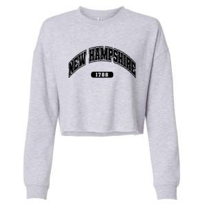 New Hampshire Collegiate Style 1799 Cropped Pullover Crew