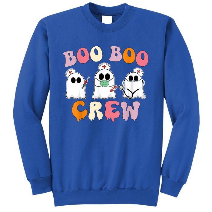 Nurse Halloween Cool Gift Boo Boo Crew Nurse Groovy Cute Gift Sweatshirt