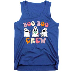 Nurse Halloween Cool Gift Boo Boo Crew Nurse Groovy Cute Gift Tank Top