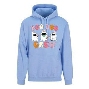 Nurse Halloween Cool Gift Boo Boo Crew Nurse Groovy Cute Gift Unisex Surf Hoodie