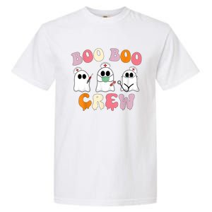 Nurse Halloween Cool Gift Boo Boo Crew Nurse Groovy Cute Gift Garment-Dyed Heavyweight T-Shirt