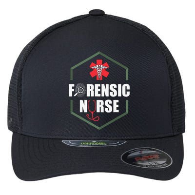 Nurse Hospital Caretaker Nursing Forensic Nurse Flexfit Unipanel Trucker Cap