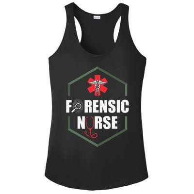 Nurse Hospital Caretaker Nursing Forensic Nurse Ladies PosiCharge Competitor Racerback Tank