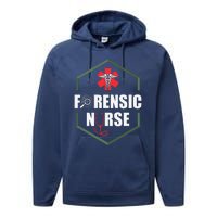 Nurse Hospital Caretaker Nursing Forensic Nurse Performance Fleece Hoodie