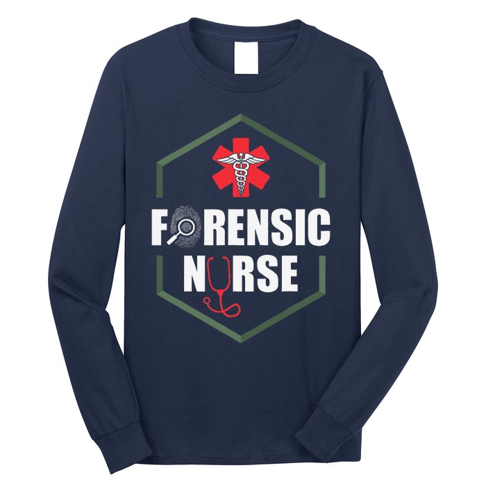 Nurse Hospital Caretaker Nursing Forensic Nurse Long Sleeve Shirt