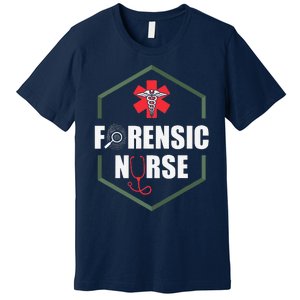 Nurse Hospital Caretaker Nursing Forensic Nurse Premium T-Shirt