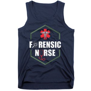 Nurse Hospital Caretaker Nursing Forensic Nurse Tank Top