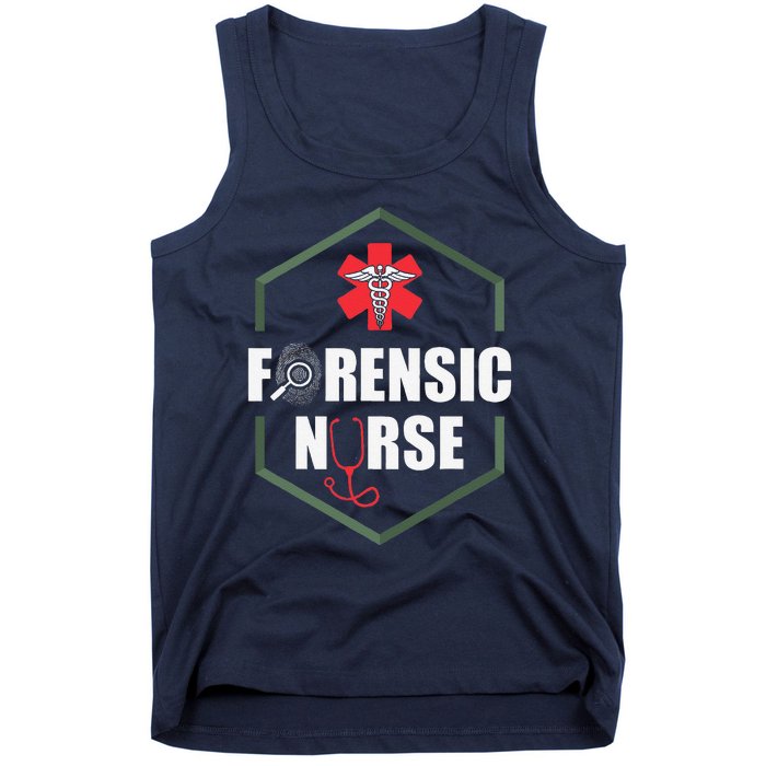 Nurse Hospital Caretaker Nursing Forensic Nurse Tank Top