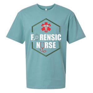 Nurse Hospital Caretaker Nursing Forensic Nurse Sueded Cloud Jersey T-Shirt