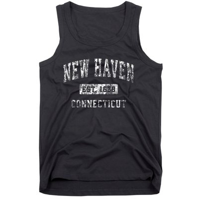 New Haven Connecticut Ct Vintage Established Sports Tank Top