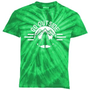 Nature Hiking Camping Forest Kids Tie-Dye T-Shirt