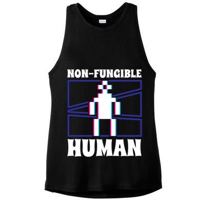 Nongiftfungible Hu Cryptocurrency Blockchain Trader Crypto Gift Ladies PosiCharge Tri-Blend Wicking Tank
