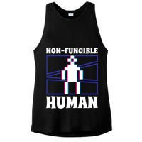 Nongiftfungible Hu Cryptocurrency Blockchain Trader Crypto Gift Ladies PosiCharge Tri-Blend Wicking Tank