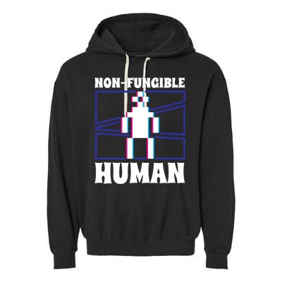 Nongiftfungible Hu Cryptocurrency Blockchain Trader Crypto Gift Garment-Dyed Fleece Hoodie