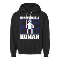 Nongiftfungible Hu Cryptocurrency Blockchain Trader Crypto Gift Garment-Dyed Fleece Hoodie