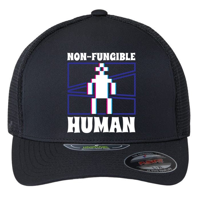 Nongiftfungible Hu Cryptocurrency Blockchain Trader Crypto Gift Flexfit Unipanel Trucker Cap
