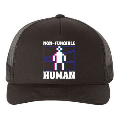 Nongiftfungible Hu Cryptocurrency Blockchain Trader Crypto Gift Yupoong Adult 5-Panel Trucker Hat