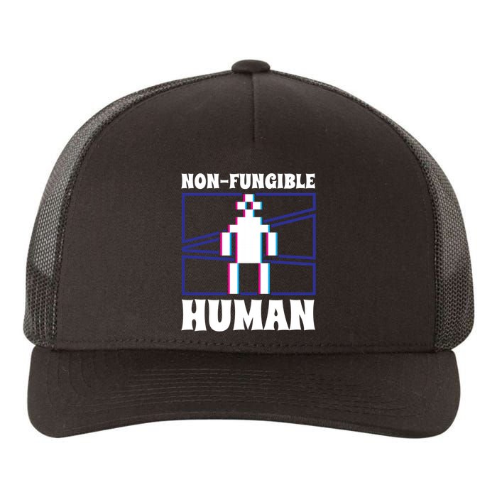 Nongiftfungible Hu Cryptocurrency Blockchain Trader Crypto Gift Yupoong Adult 5-Panel Trucker Hat