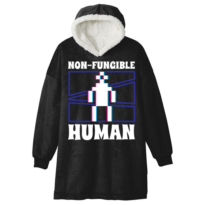 Nongiftfungible Hu Cryptocurrency Blockchain Trader Crypto Gift Hooded Wearable Blanket