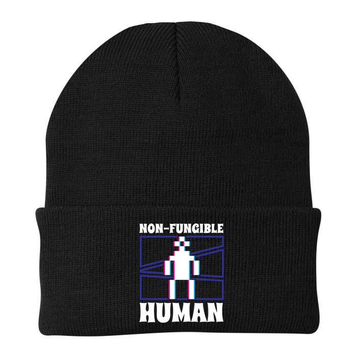 Nongiftfungible Hu Cryptocurrency Blockchain Trader Crypto Gift Knit Cap Winter Beanie
