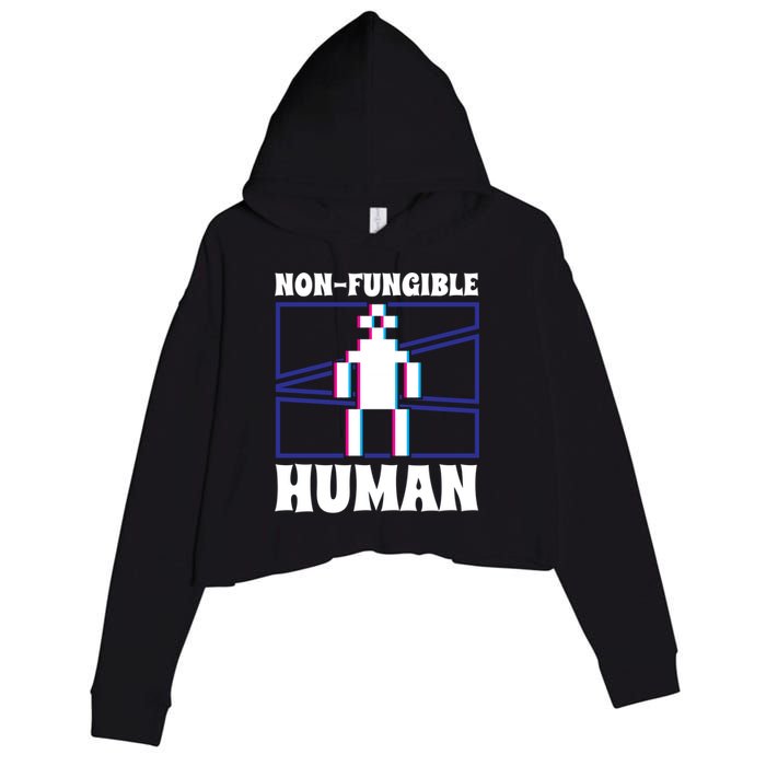 Nongiftfungible Hu Cryptocurrency Blockchain Trader Crypto Gift Crop Fleece Hoodie